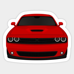 Challenger Red Sticker